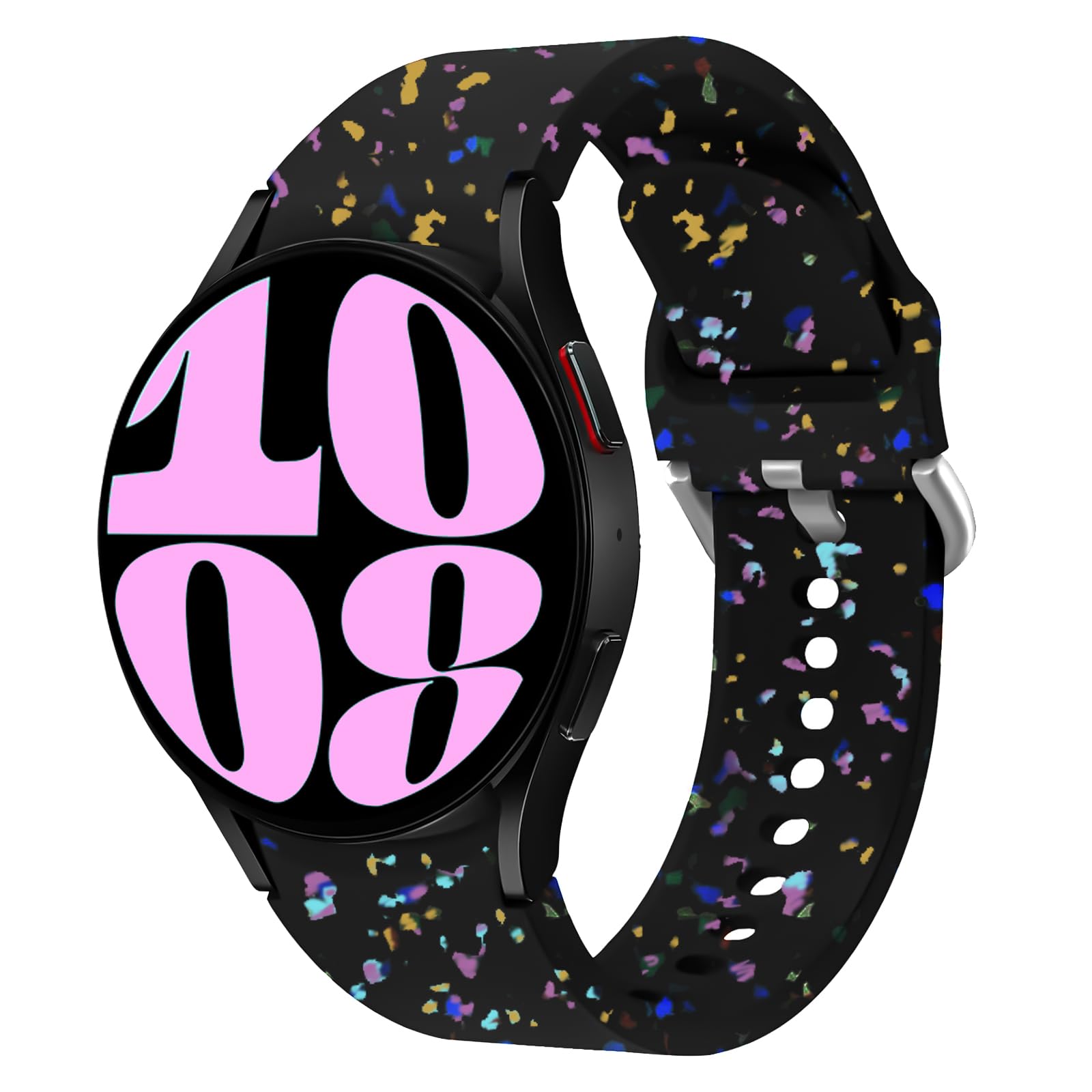 HAYONLIY No Gap Bands Compatible for Samsung Galaxy Watch 7/FE/6/5/4 40mm 44mm/Watch 6 Classic 43mm 47mm/Watch 5 Pro 45mm/Watch 4 Classic 42mm 46mm,