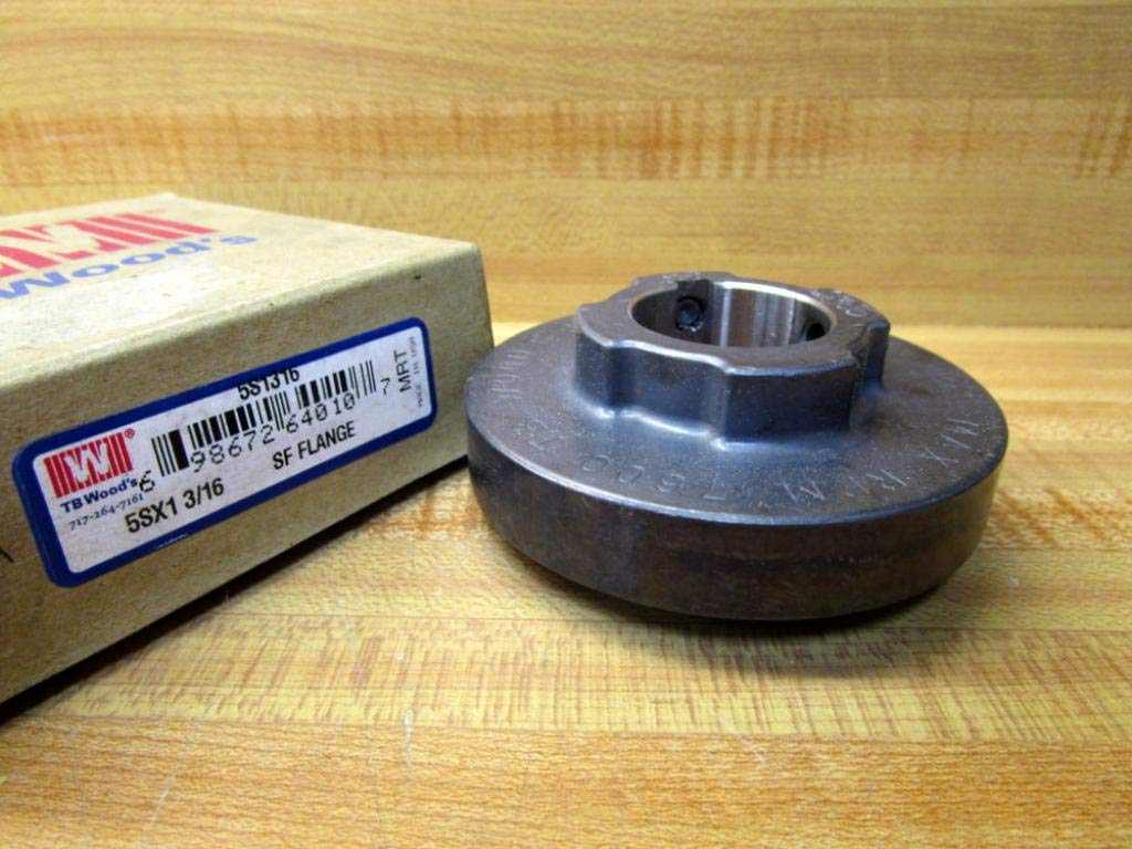 TB Wood's 5SX1 3/16 SF Flange W/KW 5S1316
