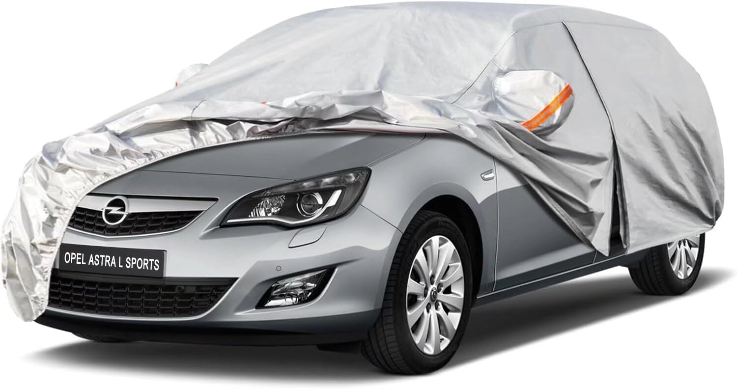 Kayme Funda Coche Exterior, Compatibles con Audi A5 (2009-2025), Cubierta para Coche Impermeable Transpirable Anti-UV Antipolvo de 6 Capas, Cubre Coche con Cremallera y Forro de Algodón. — view 32