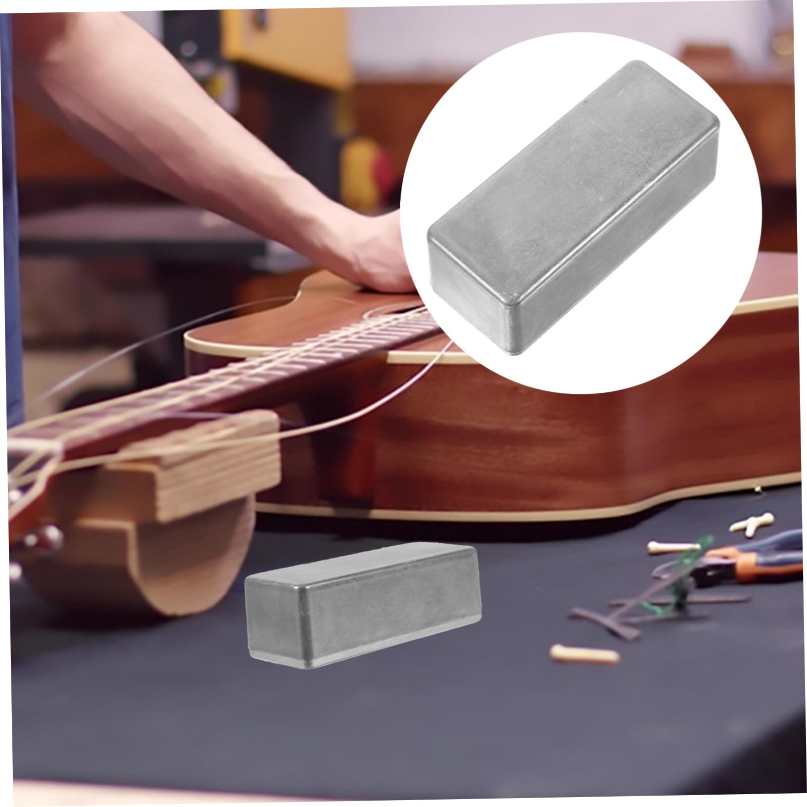 Levemolo Aluminum Guitar Pedal Case Effector Enclosure Screw Sealed Design for Electronics Storage