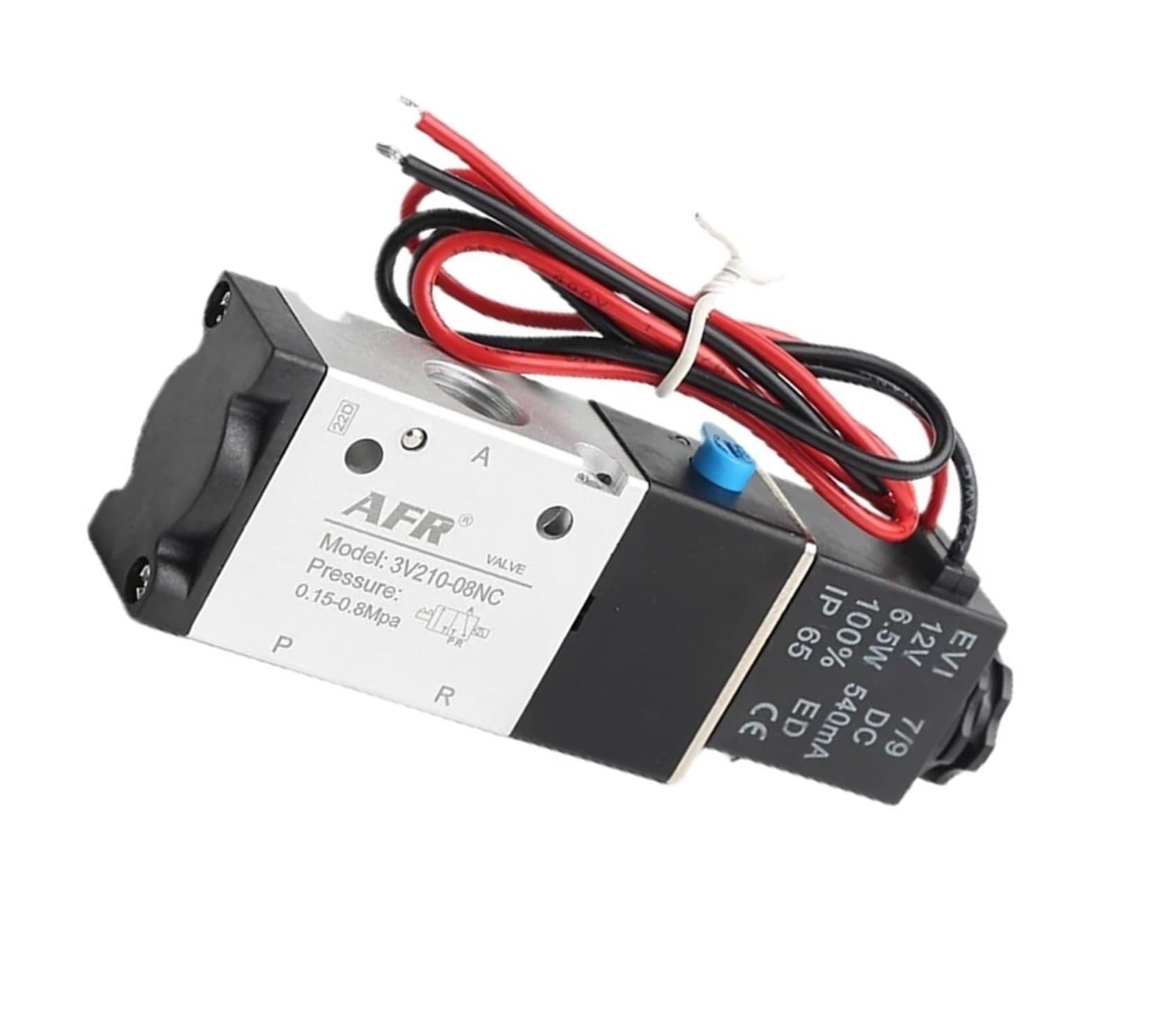Électrovanne pneumatique 3/2 stop fuites d'air pour circuit normalement fermé 3V310-10NC
