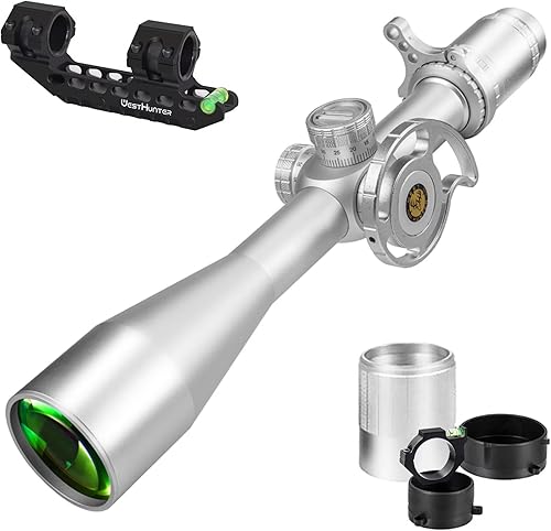 Miniatura 1 de WestHunter Óptica HD-N 6-24x50 FFP Riflescope, tubo de 1.181 in primer plano focal grabado retícula de vidrio táctico 18 MOA caza alcance