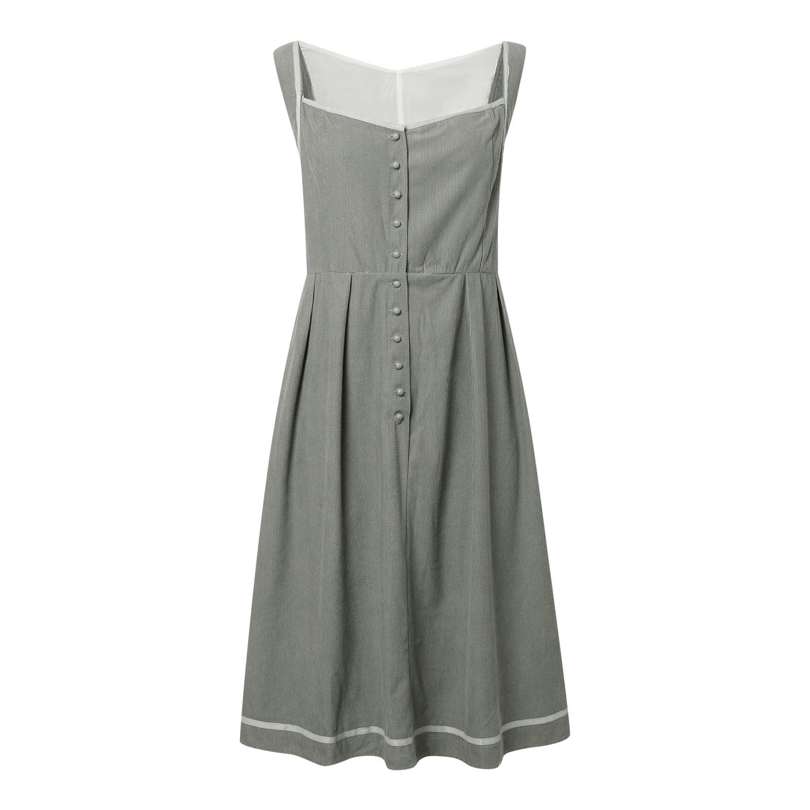Dirndl Damen Retro Dirndlkleid Lang Trachtenkleid Trachtenmode Dirndl-Komplettsets Oktoberfest Outfit Festlich Dirndlbluse Dirndlschürze Große Größen Elegant Maxikleider