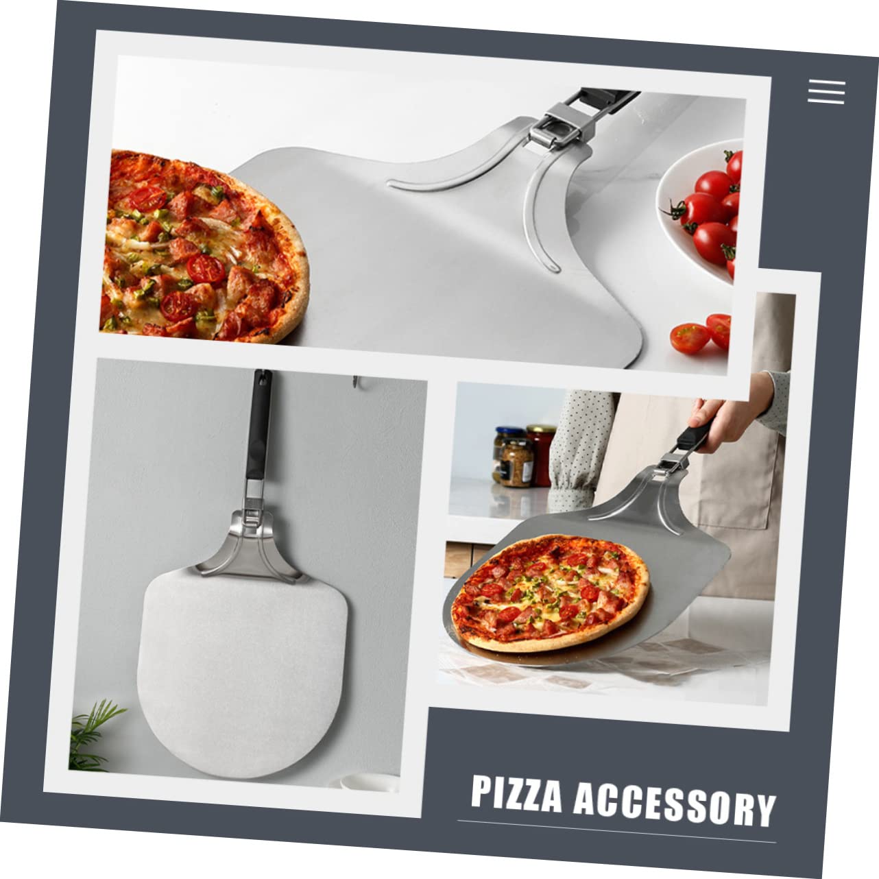 Pelle Acier Spatule De Pour Gâteaux Et Pizzas Outil De Cuisine Pratique Pour Maison Et Restaurant