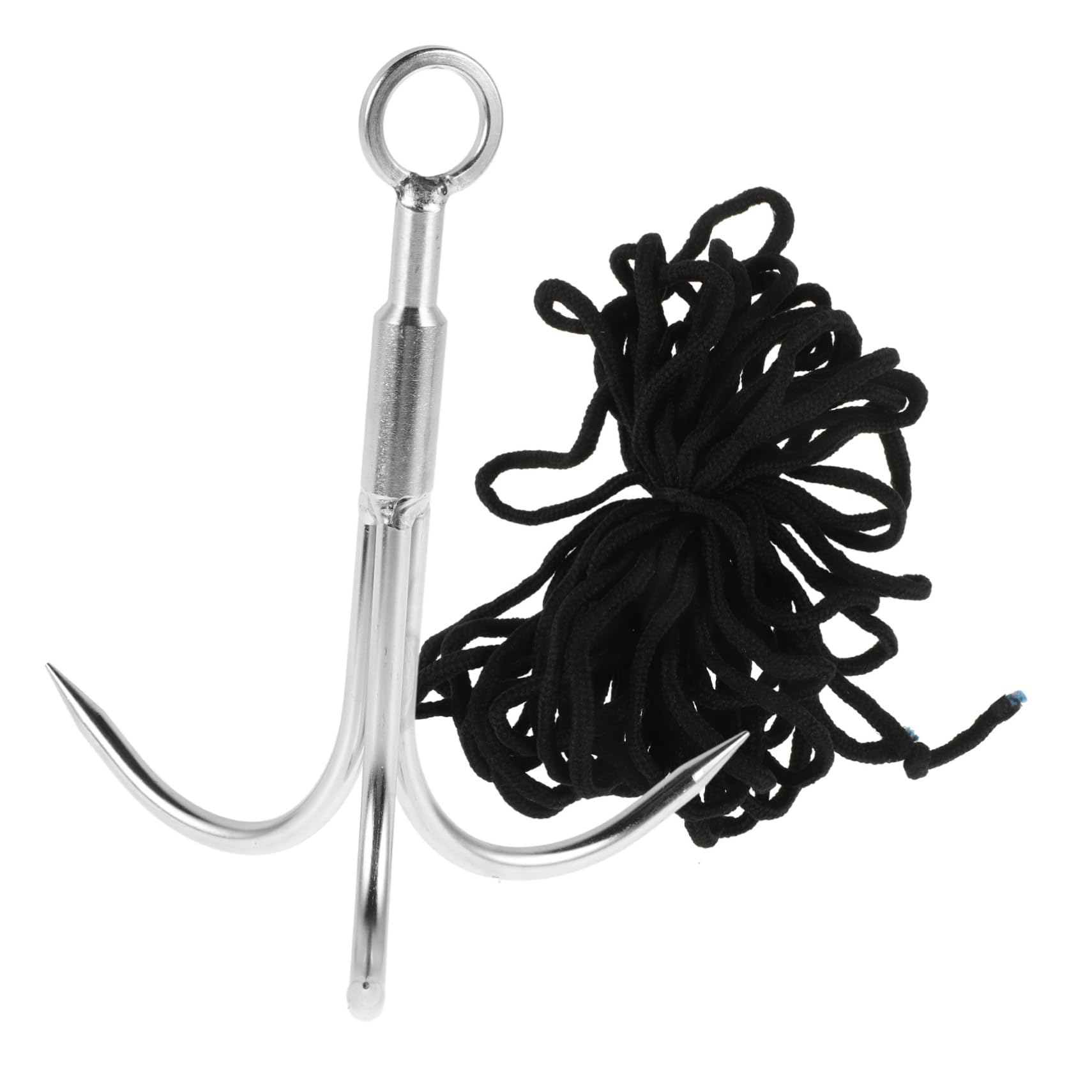 VANZACK Outdoor Camping Hook Rope Survival Grappling Hook for Mountaineering Stainless Steel Claw Random