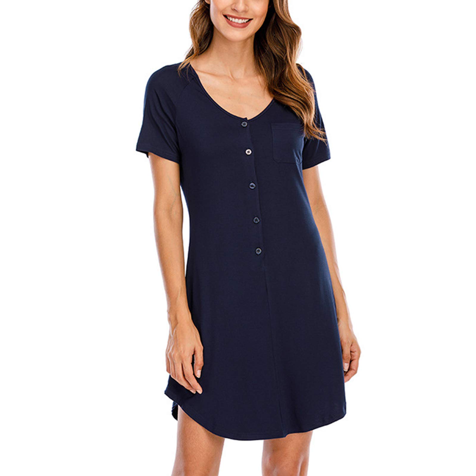 Chemise de nuit anti-irritation : tissu mince doux pour la peau