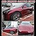 Lypumso Red Forged Carbon Fiber Vinyl Wrap, High Gloss Car Wrap Vinyl Roll, Auto DIY Decal Film Sheet with Air Release Technology, Self-Adhesive Car Wrapping 1ft x 5ft