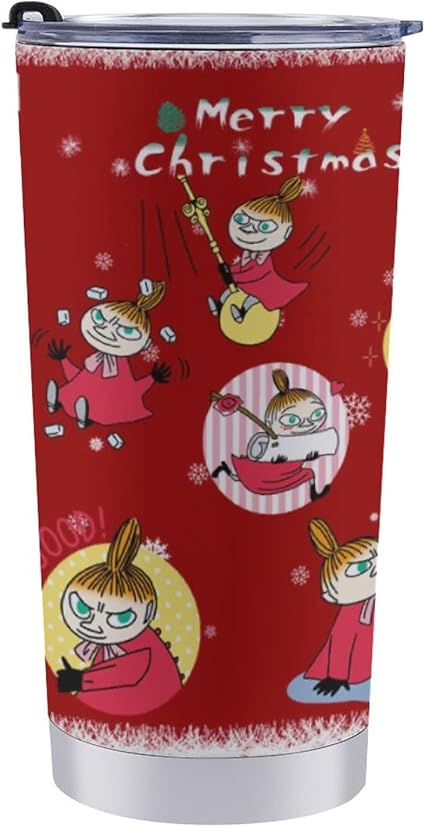 Amazon ムーミン タンブラー 蓋付き ステンレスマグカップ ストロー付きタンブラー 真空断熱 サーモス ふた付き 保温保冷 大容量 こぼれない おしゃれ 持ち運び 水筒 トラベル 車 コンビニコーヒー ギフト 600ml Kijo タンブラーグラス