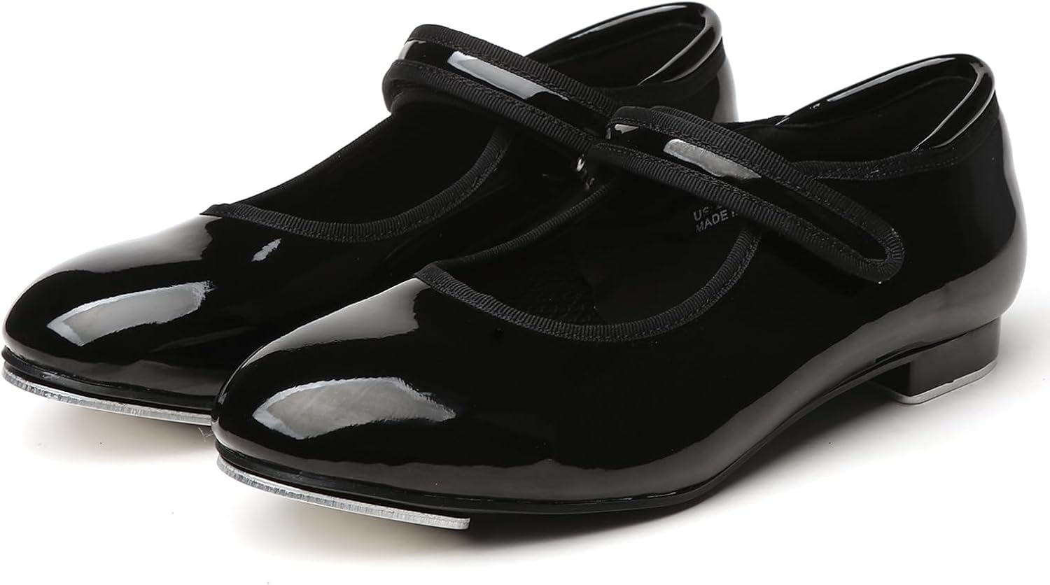 Tap Shoes for Girls Boys, Lace Up PU Leather Dance Shoes for Little Kid/Big Kid
