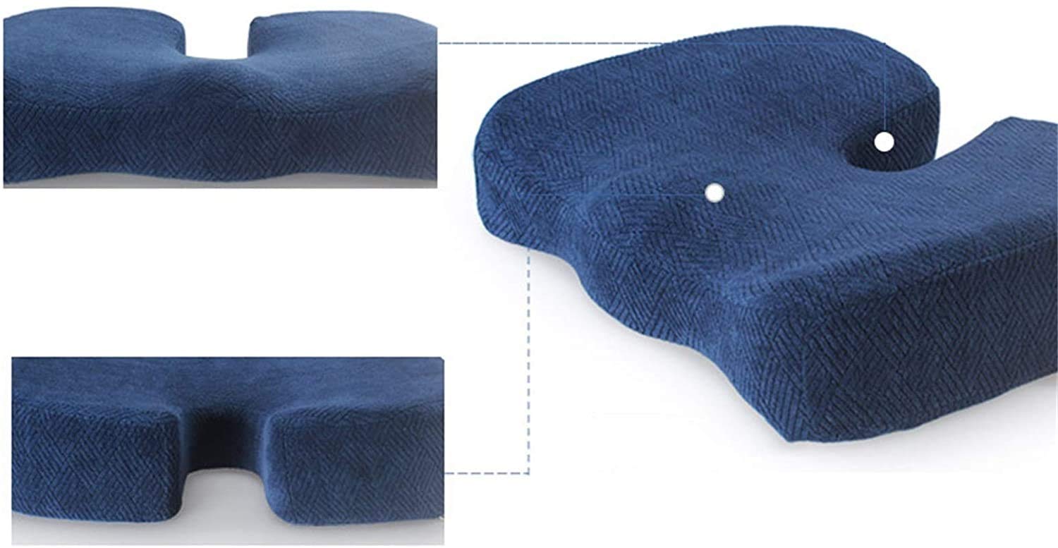 Cuscino del Sedile Comfort per Sedia da Ufficio - Cuscino - Cuscino coccige - Cuscino Sciatica per Seduta, ergonomia Comoda Poltrona da Pranzo Multiuso Cuscino Auto Cuscino Ufficio (Color : Gr