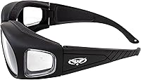 Vista 6 de Global Vision Outfitter Gafas acolchadas para motocicleta de ajuste envolvente