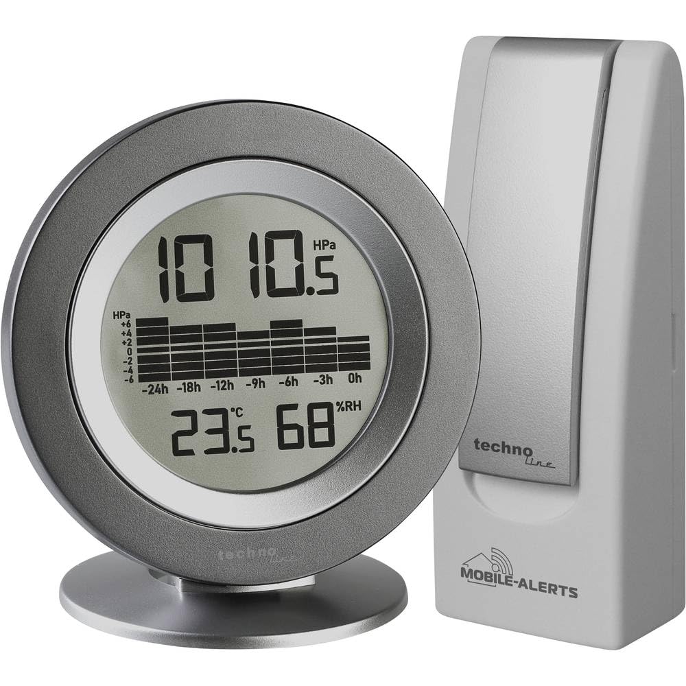 Technoline MA10038 Set, MA10238 mit Gateway, Daten-Logger, Datenübertragung auf das Smartphone, Temperatur, Luftfeuchte. Luftdruck