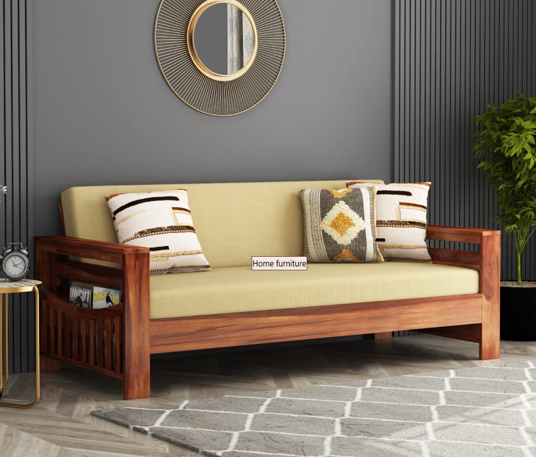 Home furniture Wooden Sofa Set for Living Room and Office 3 Three