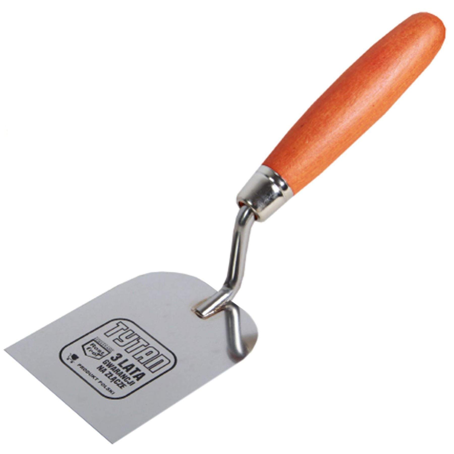 Toolty Margin Wall Putty Finishing Trowel With Wooden Handle 120mm Stainless Steel For Brickwork And Plastering Rendering Diy from B&Q