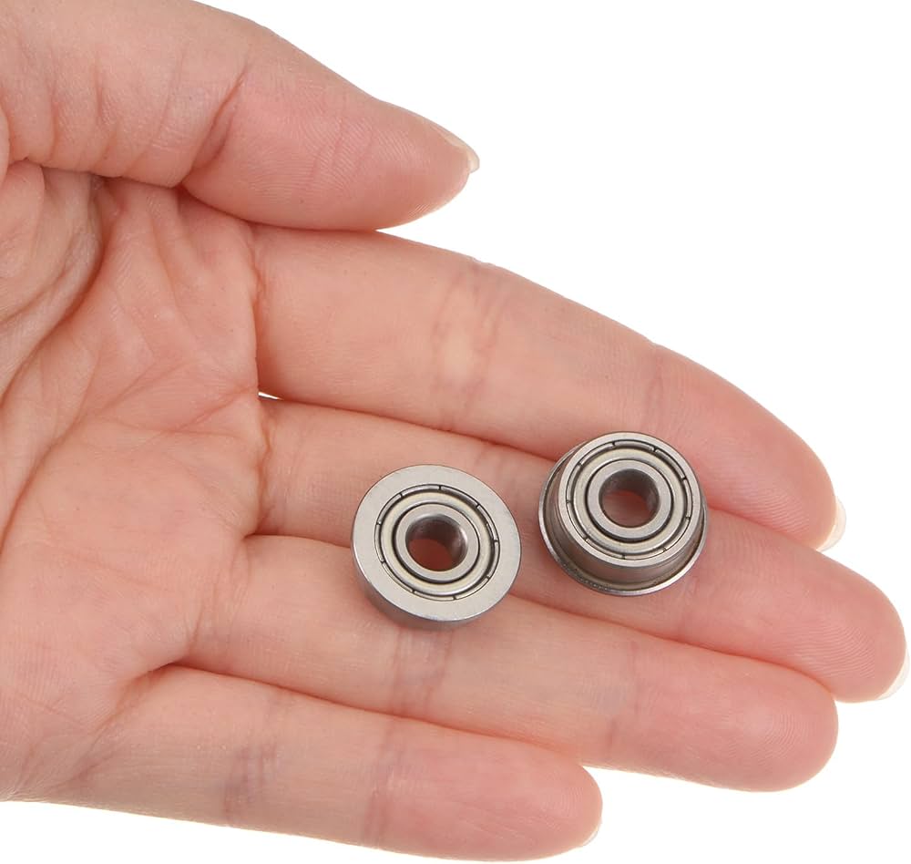 uxcell フランジ付きボールベアリング F626ZZ ダブルメタルシールド uxcell フランジ付きボールベアリング F626ZZ ダブルメタル