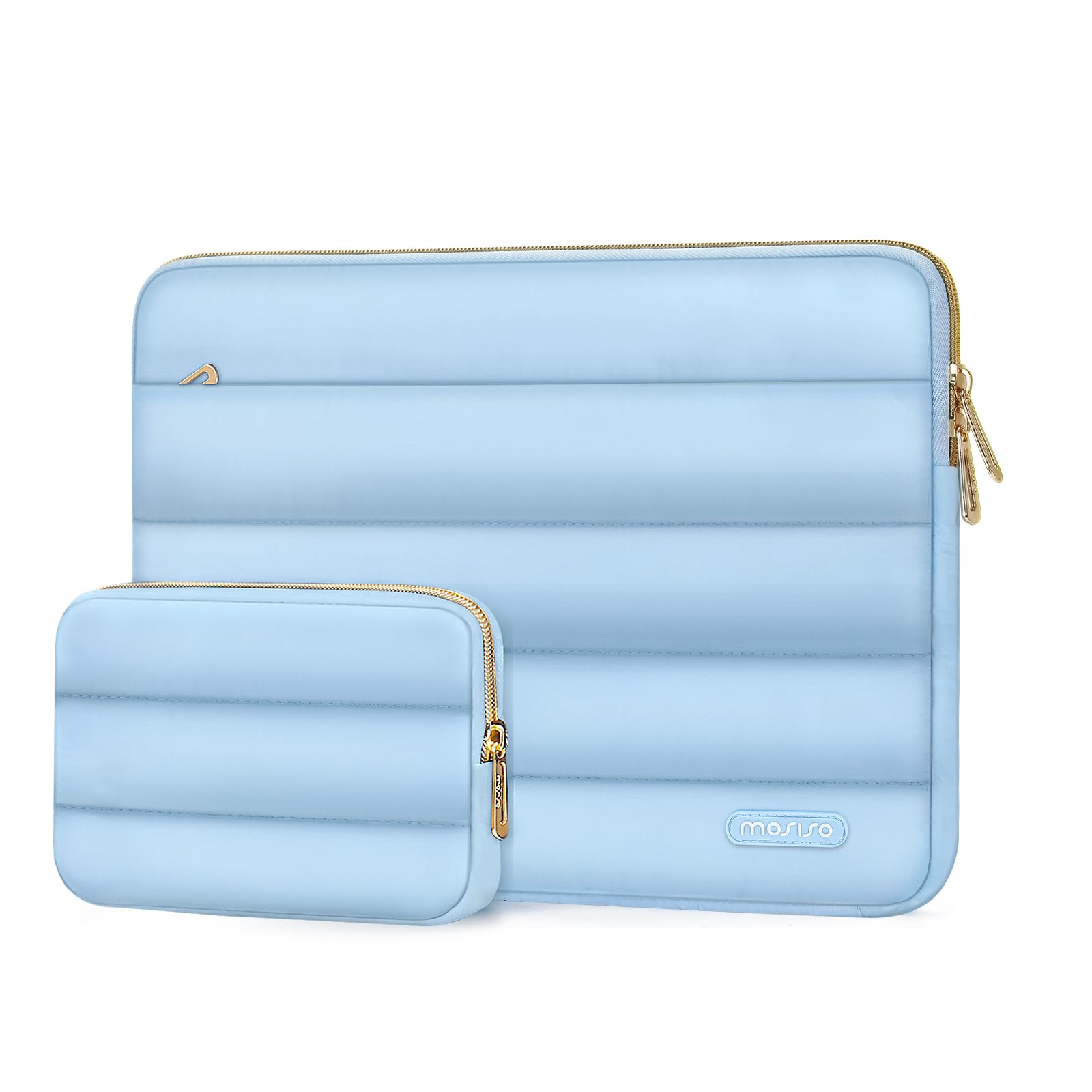 MOSISO Laptop Case 13.3 inch, 13-13.3 inch Puffy Laptop Sleeve Compatible with MacBook Air 13 13.6 M4 M3 M2 M1/Pro 13/Pro 14, HP Dell ASUS Lenovo,
