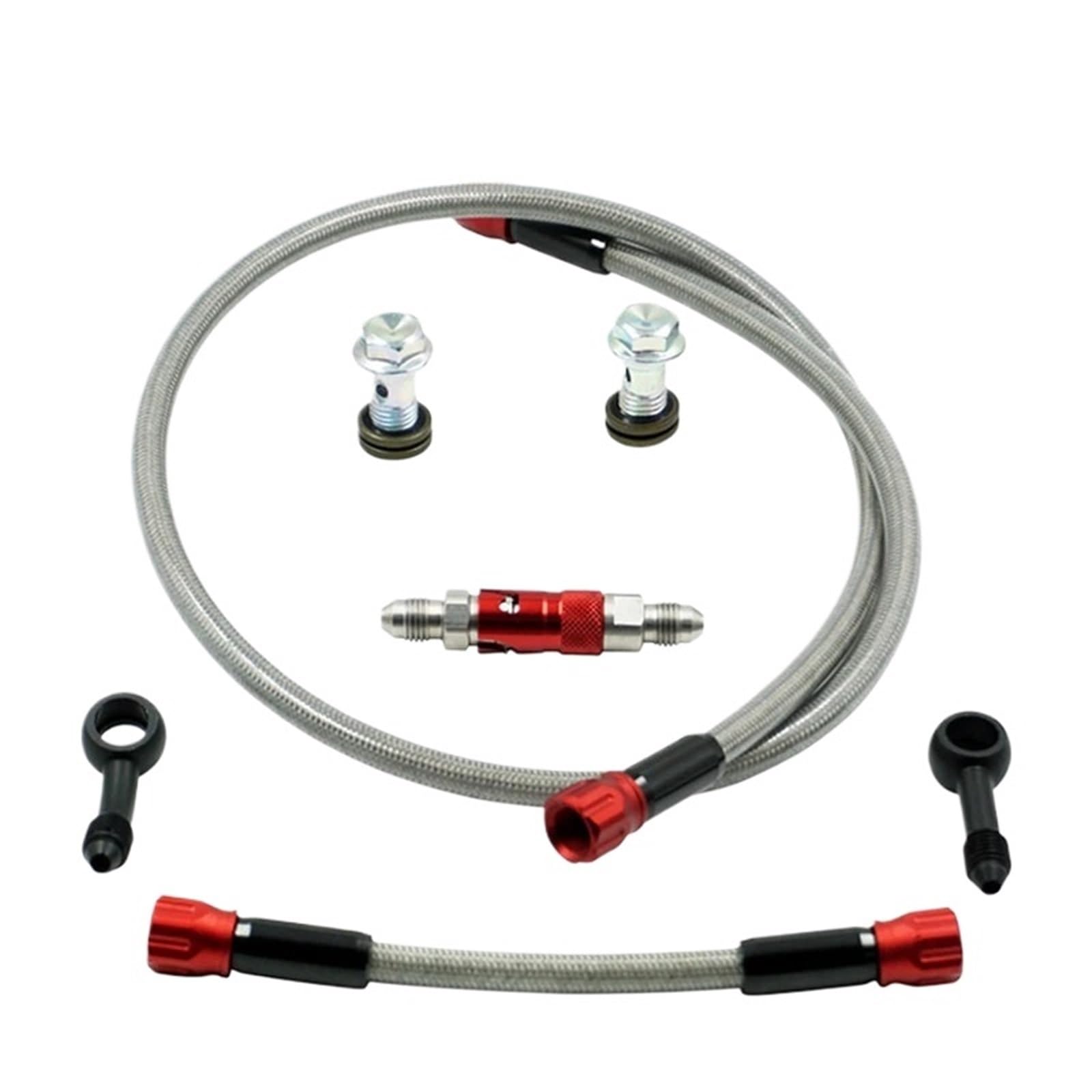 Linki napędowe do motocykli Przewód hamulcowy do motocykla AN3 ze stopu aluminium w oplocie, pasujący quadów, rowerów Pit Dirt Street Racing
