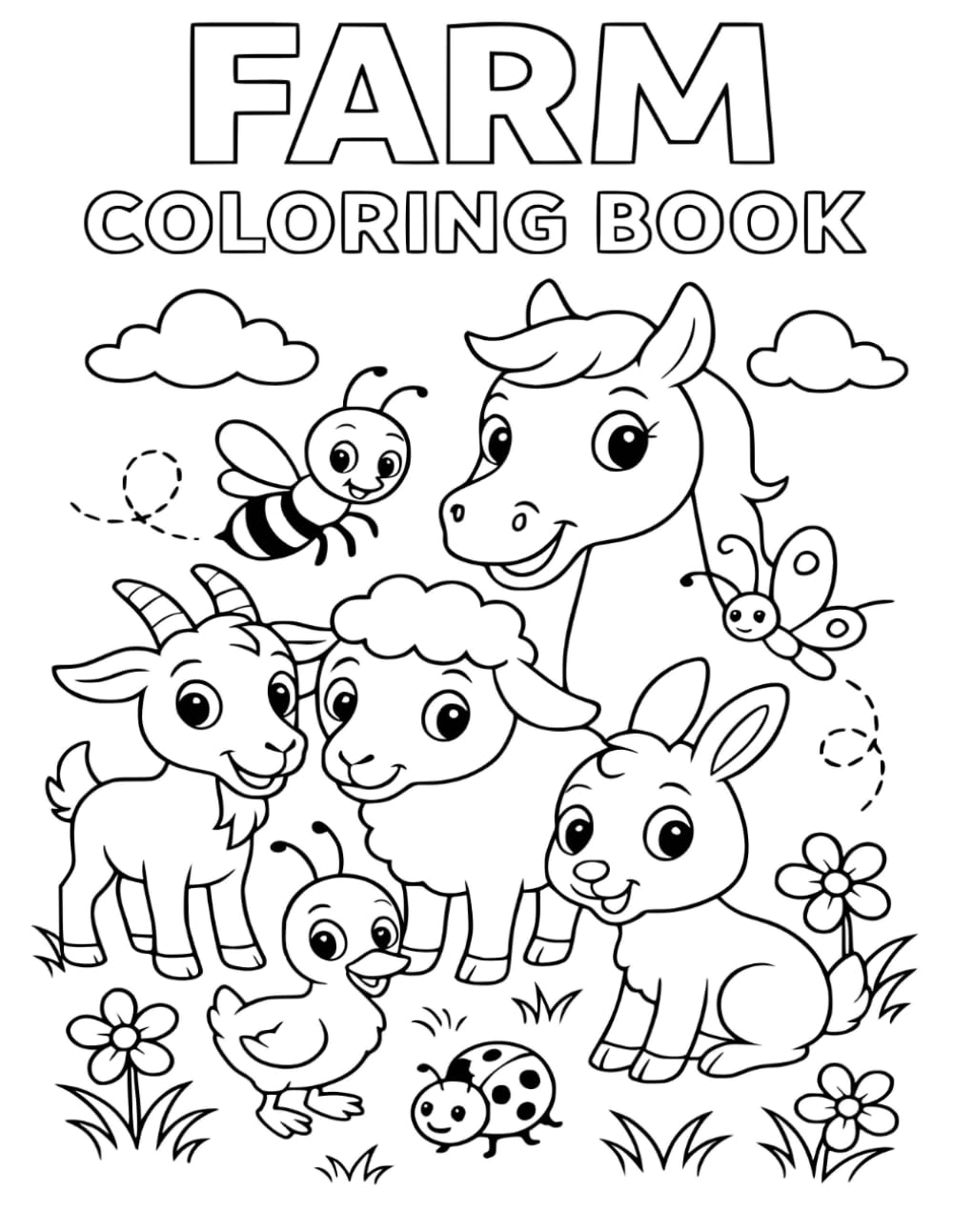 Farm Coloring Book
