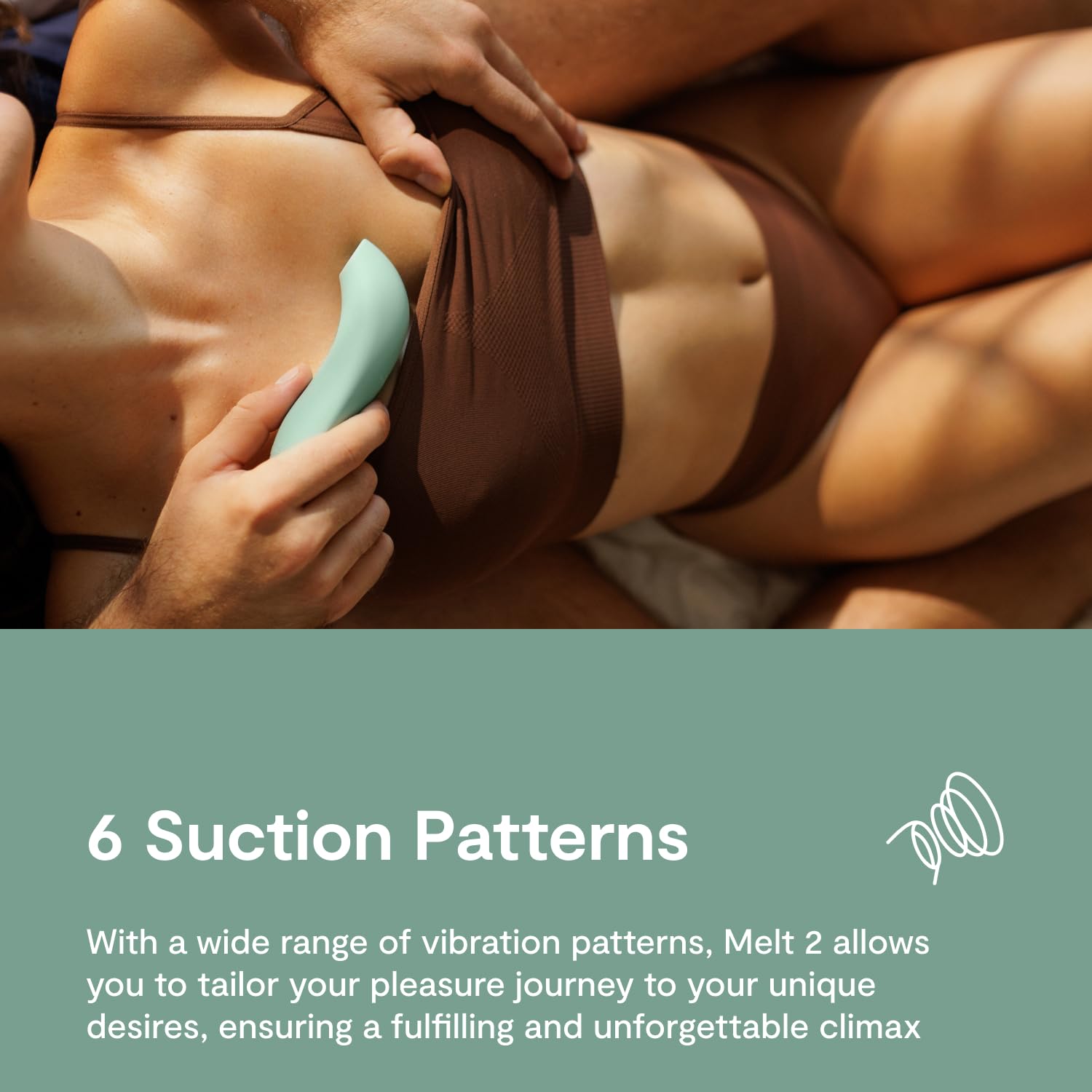 We-Vibe Melt 2 Clitoris Vibrator | Clitoral Stimulator Adult Sex Toys for Women | Clit Sucker Female Personal Massager | App Control Suction Masturbator | 12 Intensities & 6 Sucking Patterns | Sage