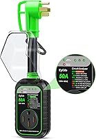 Vista 11 de EyGde Protector de sobretensiones para RV de 30 amperios, analizador de circuito RV con cubierta impermeable, protector de voltaje de potencia