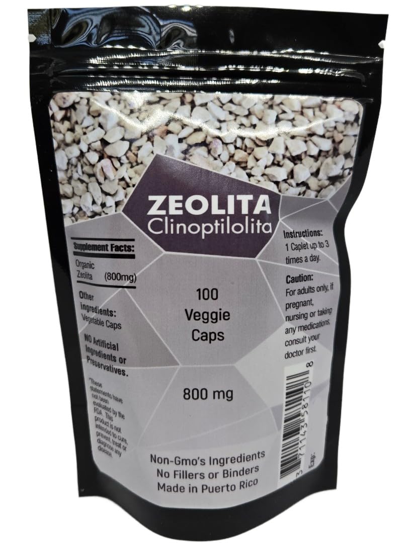 Amazon.com: Natural Zeolita 800mg (60) : Health & Household