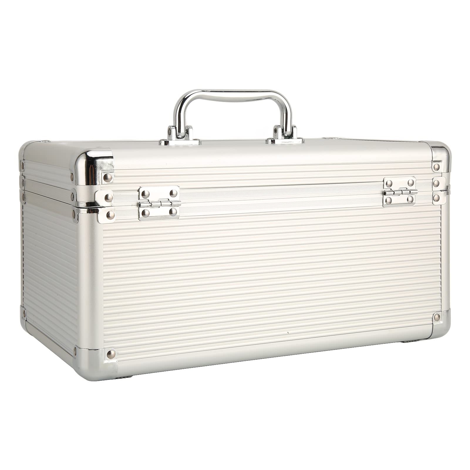 Caja de Almacenamiento de Disco Duro de 14 Bahías para 8 Bahías de 3,5 Pulgadas, 6 Bahías de 2,5 Pulgadas HDD, Caja de Disco Duro de Aluminio Y EVA, Caja de Protección de Disco Duro a Prueba de Golpes