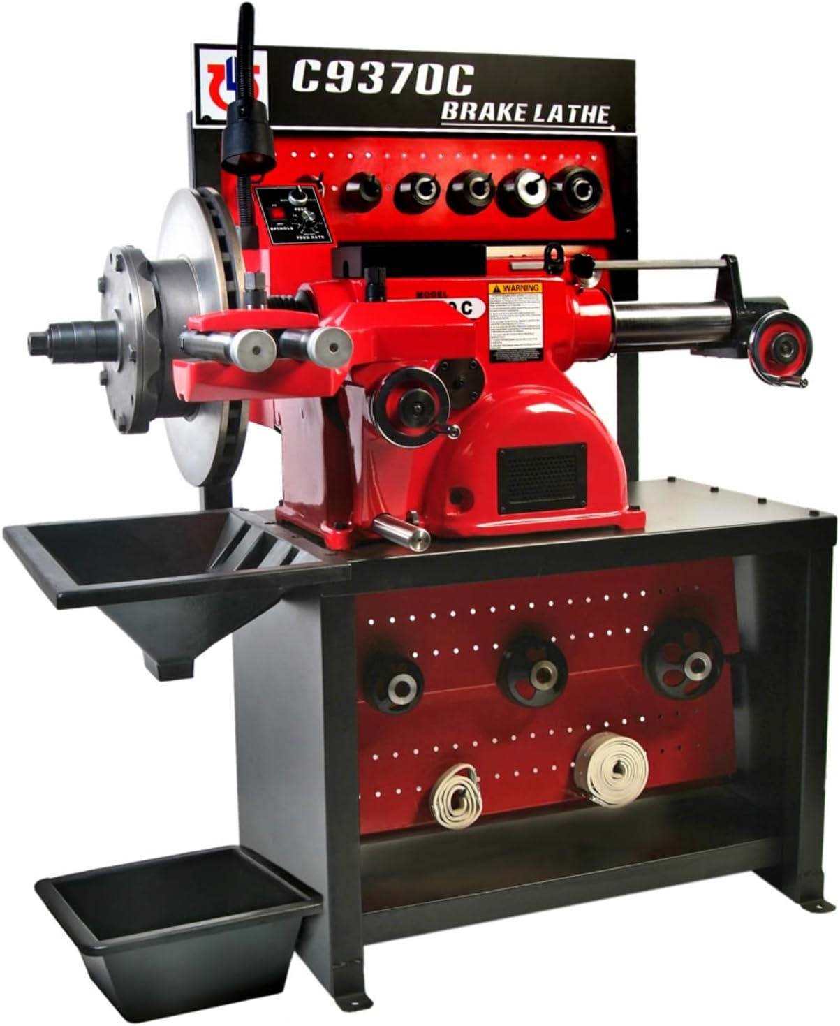 Heavy-Duty Combination Disc/Drum Brake Lathe Machine w/Bench & Standard Tooling Adapter Package C9370C