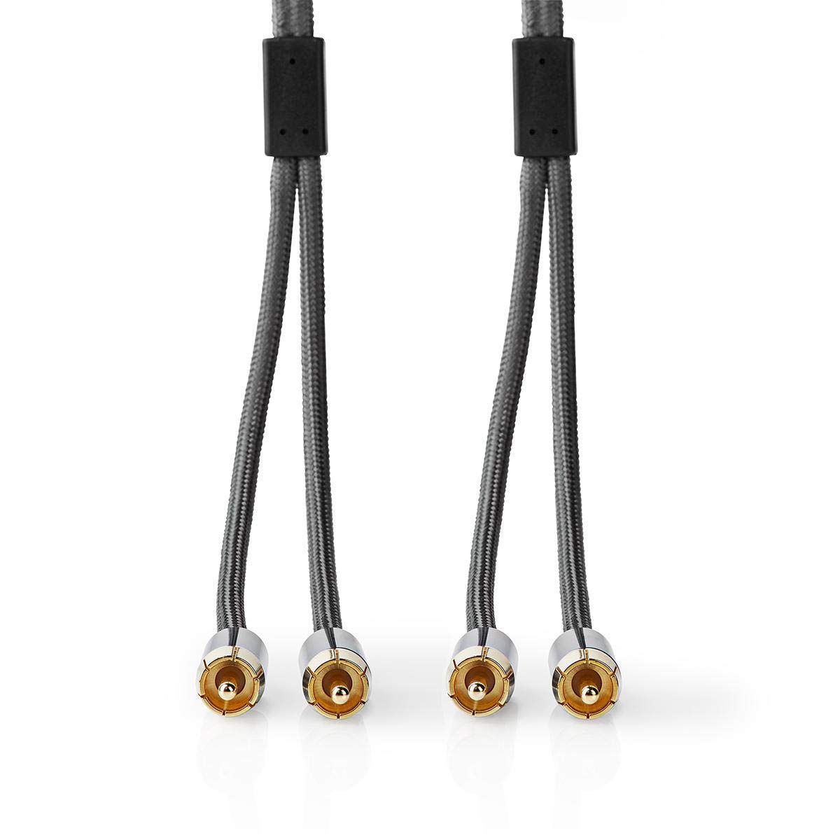 Nedis 5m Profigold RCA Cable, 2X RCA To 2X Phono Male, Gold Plated - View #5