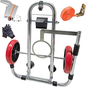 Toilet Installation Support Cart, Toilet Installation Tool, Toilet Dolly Lift, Mobile Foldable and Portable Toilet Dolly Lift, Toilet Jack Lift Tool, Heavy-Duty Wheels for Easy Toilet Lifter Repair