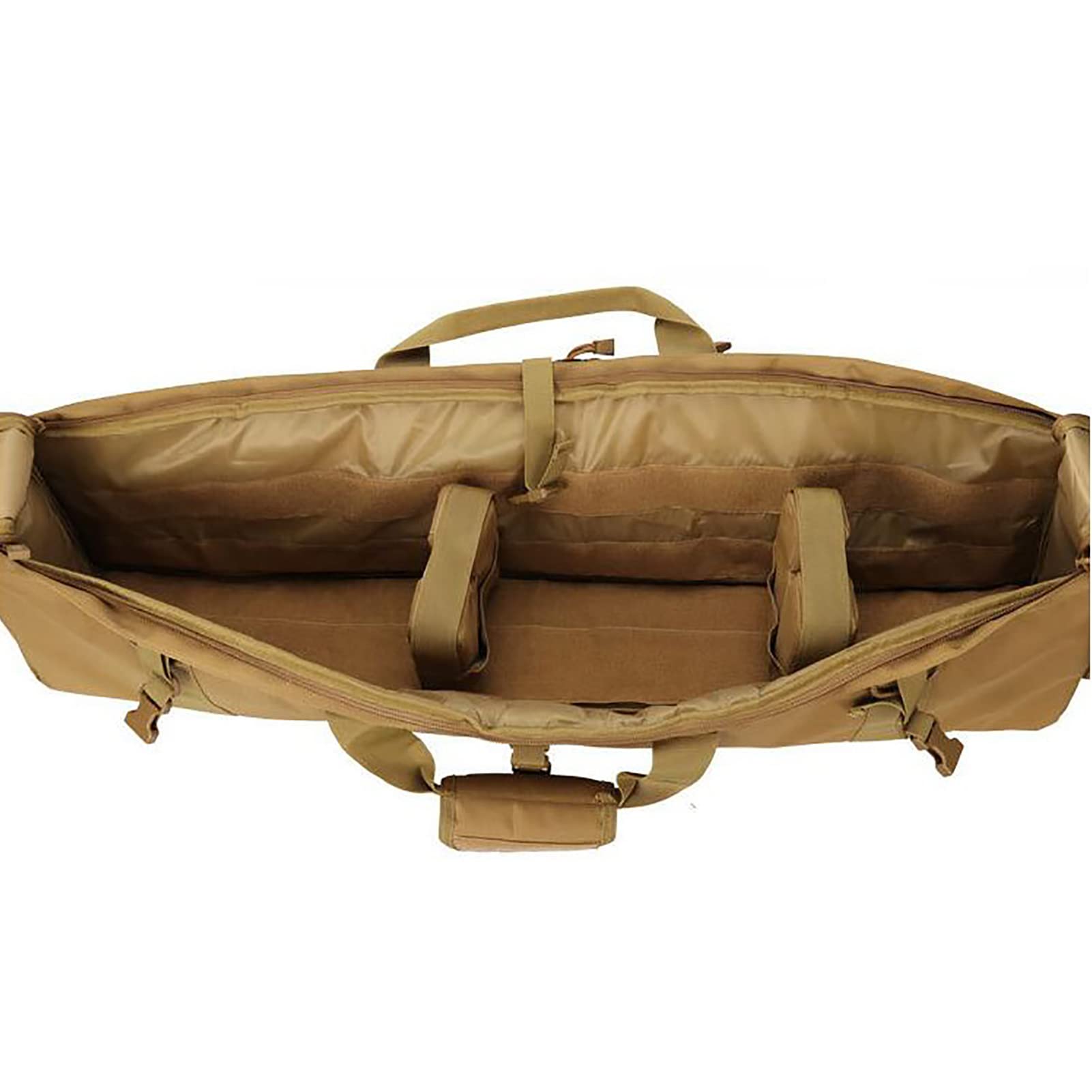 Bolsa para Rifle,Mochila Táctica Suave para Rifle Largo,Funda Acolchada con Correa Lateral para Escopeta,Funda Táctica para Carabina/Khaki