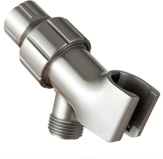 OFFO Shower Head Holder for Handheld Shower Head, Brushed Nickel Adjusta...