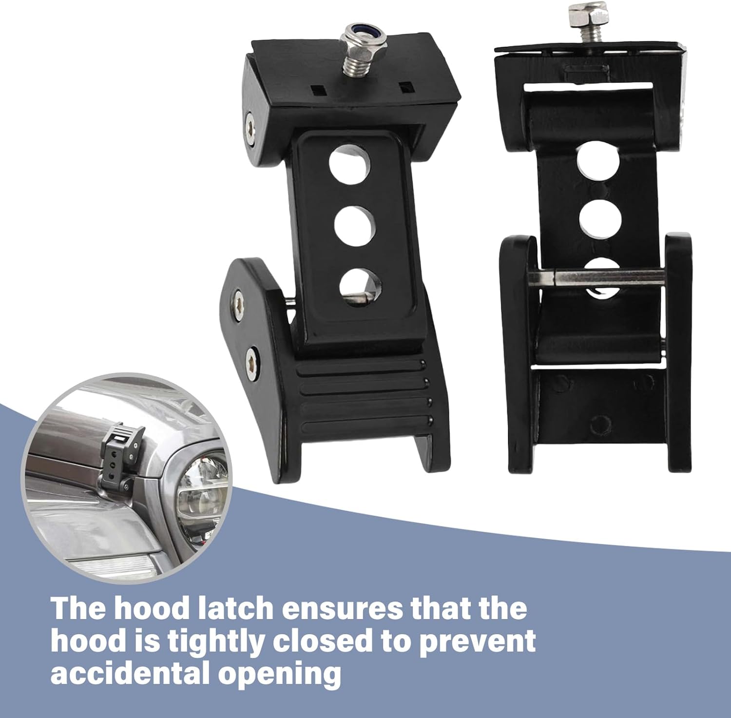 Latches Lock Catch for 2007-2017 Aluminum Latches Exterior Modification Accessories Replacement Part Hood Lock