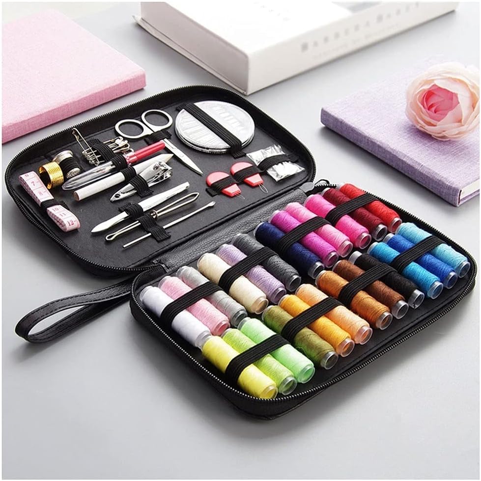 WERFOGH Household Wire Box Set Hand-Sewing Clothes Needle Storage Sewing Tool Needlework Package