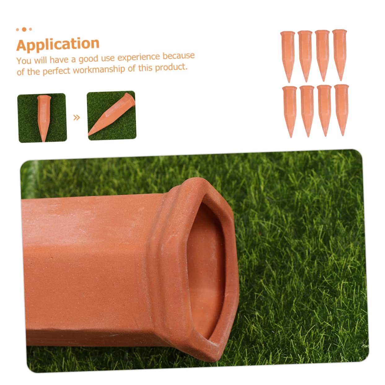 HANABASS 8Pcs Automatic Watering Spikes Self Watering Dripping Device for Plants Easy to Use Irrigation Tool for Houseplants Design