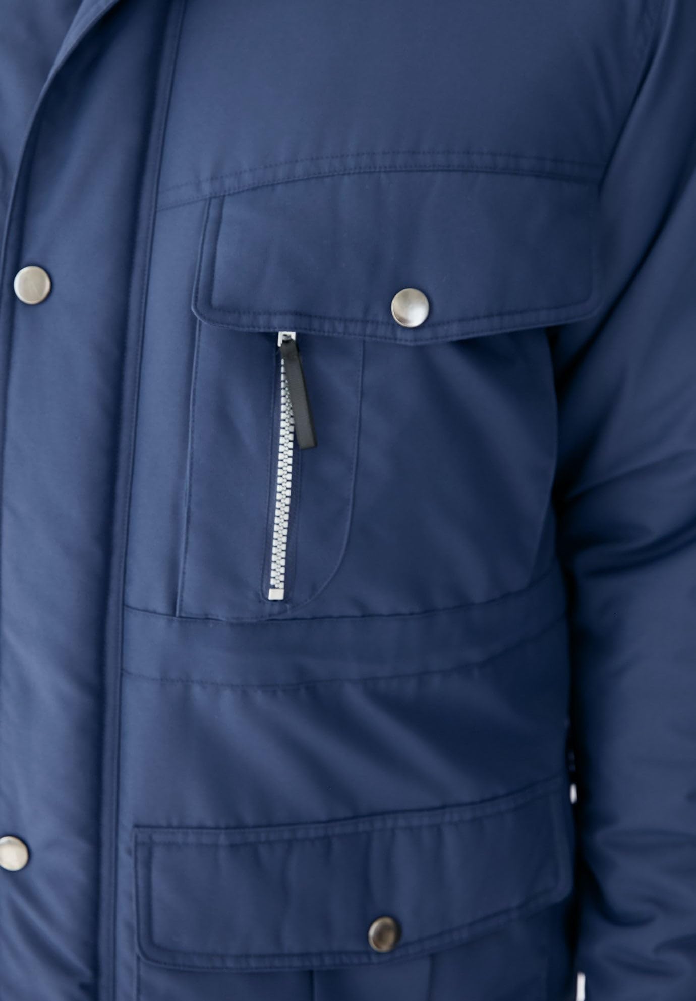by KingSize Mens Big & Tall Fleece-Lined Parka With Detachable Hood And 6 Pockets product thumbnail 6