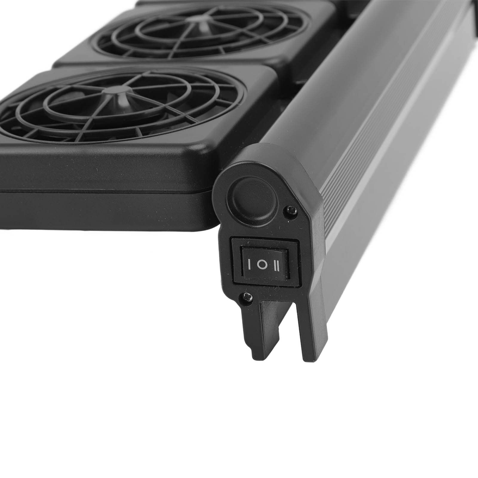GLOGLOW Ventilador de Acuario Ajustable 2 Velocidades Enfriador de Pecera con Diseño Colgante para Agua Salada y Dulce