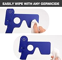 Vista 3 de Medarchitect Oclusor oftálmico de ojos con 14 agujeros para oftalmólogos, ortoptistas y optometristas a examen ocular