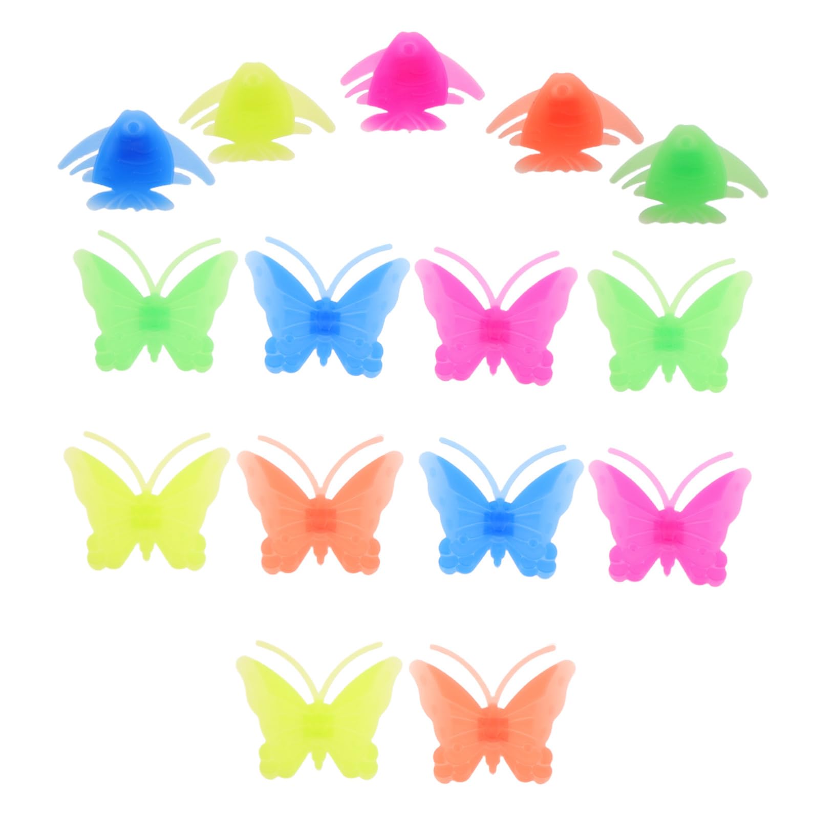 Gogogmee 26pcs Spoke Beads Bicycle Spoke Beads Bike Wheel Decorations Wheel Spokes Charms Spokes Beads Kids Bike Accessories for Boys and Girls