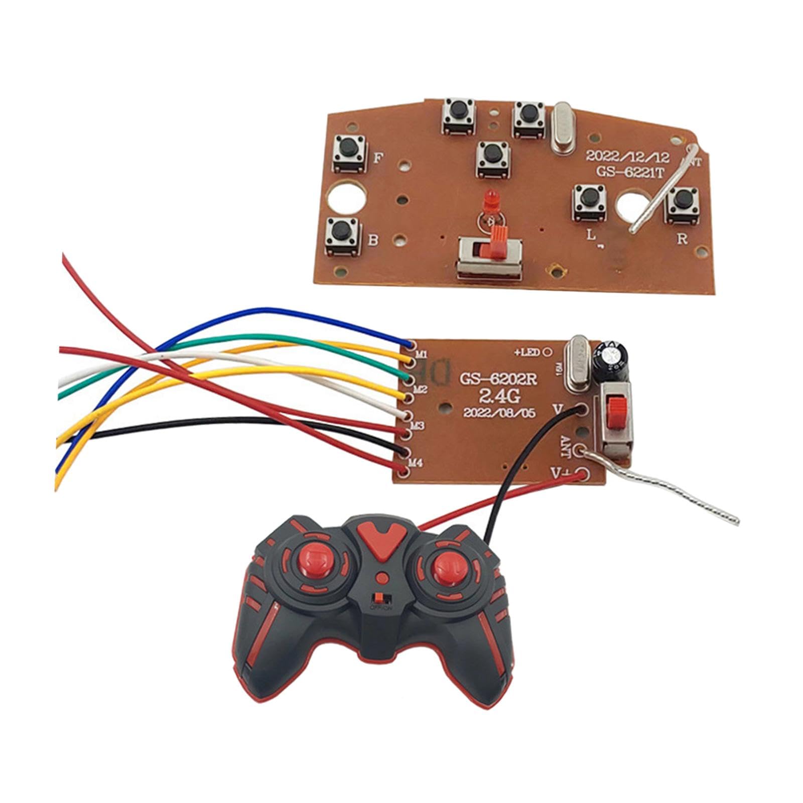 See full amazon price history chart for LOOM TREE Kid Transmitter Board And Receiver Board With Remote Control For Rc Car Vehicles Style A| Radio Control & Control Line | Rc Model Vehicle Parts & Accs | Other Rc Parts & Accs,Multicolor LOOM TREE Kid Transmitter Board And Receiver Board With Remote Control For Rc Car Vehicles Style A| Radio Control & Control Line | Rc Model Vehicle Parts & Accs | Other Rc Parts & Accs,Multicolor (B0CHRGYQWD) Amazon Price History, Amazon Price Tracker