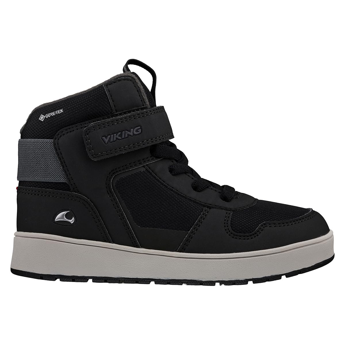 Viking Ja​c​k​ Mi​d​ Gtx Wa​r​m​ Snow Boot Unisex Kids, Black, 1 UK