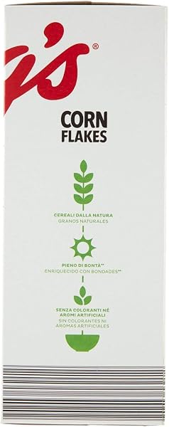 Kellogg's Corn Flakes Originali | L'originale dal 1906 | Fiocchi di Mais Dorati, Croccanti, Gustosi | Confezione Singola da 375g (1 x 375g) - 4