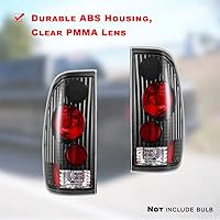 Vista 3 de Nixon Offroad Conjunto de luces traseras para Ford F150/F250 1997-2003, 1997-2003 Ford F-350 luces traseras, lámparas traseras para F250-F350