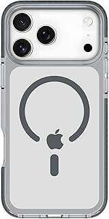 DailyObjects Stride Clear 2.0 Magnetic Case Cover Compatible with iPhone 17 Pro Wireless Charging Slim Back Cover 2 Layer Edge Protection & Shockproof