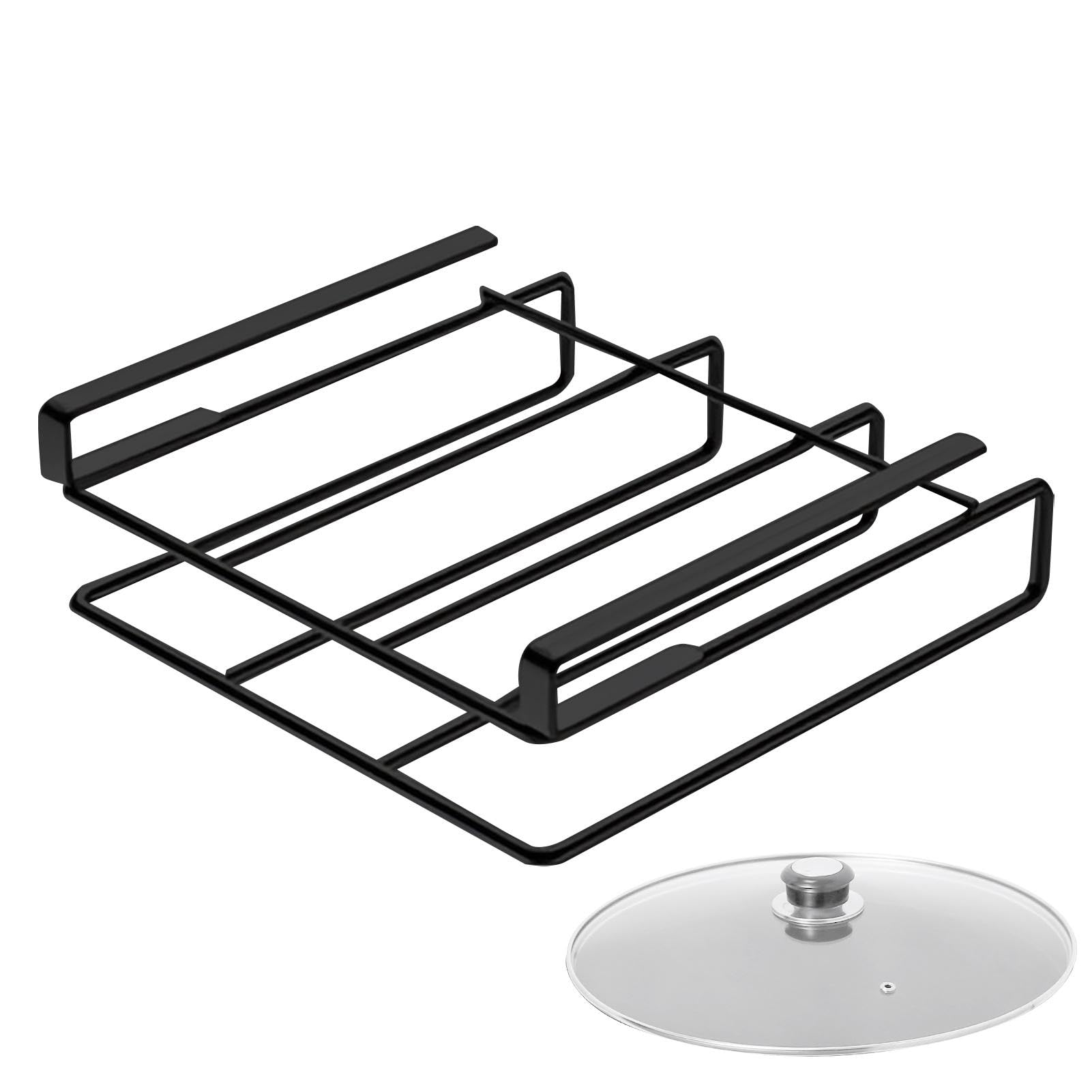 Schneidebrett-Halter Automatisch Verstellbar – Für Arbeitsplatte & Schrank, Grau, Aus ABS, Bis 4,8 Cm Stärke