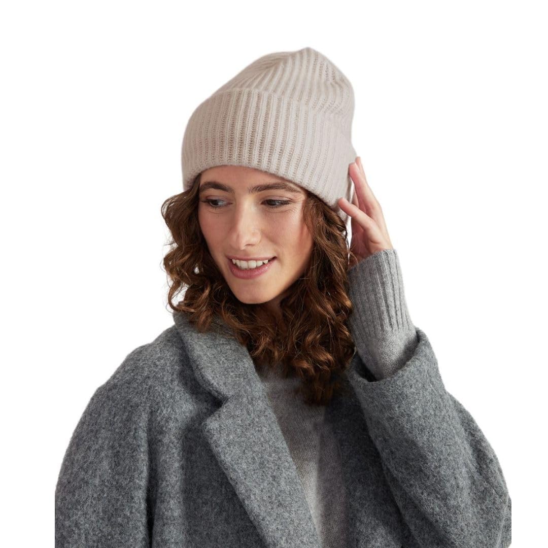 Style & Republic Gorro de Cachemira para Mujer de 100% Cachemira, tu Acogedor Gorro Premium para Momentos Elegantes de otoño e Invierno – Disponible en Varios Tonos