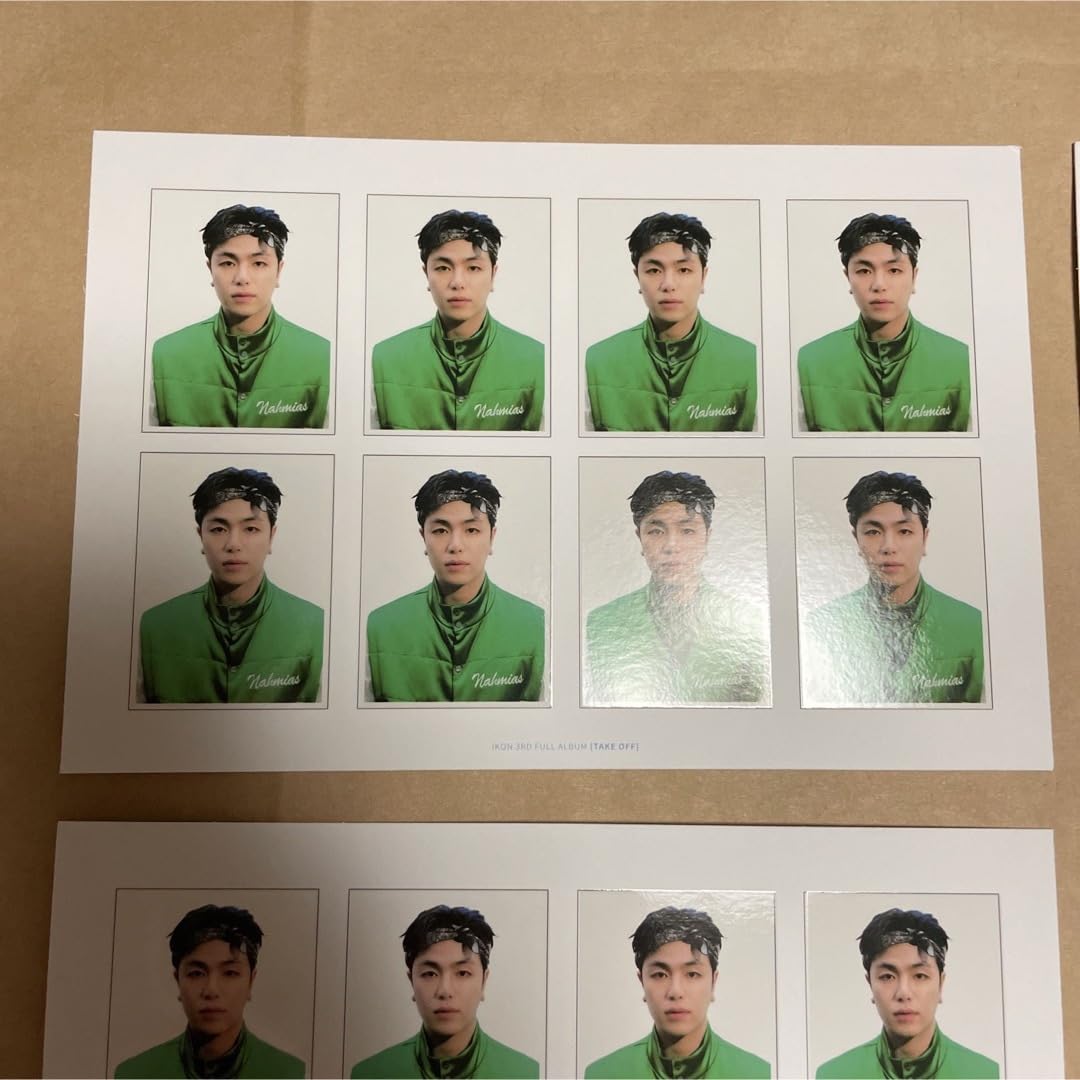 Amazon.co.jp: iKON ジュネ JUNE TAKE OFF 証明写真 セット X : ホーム