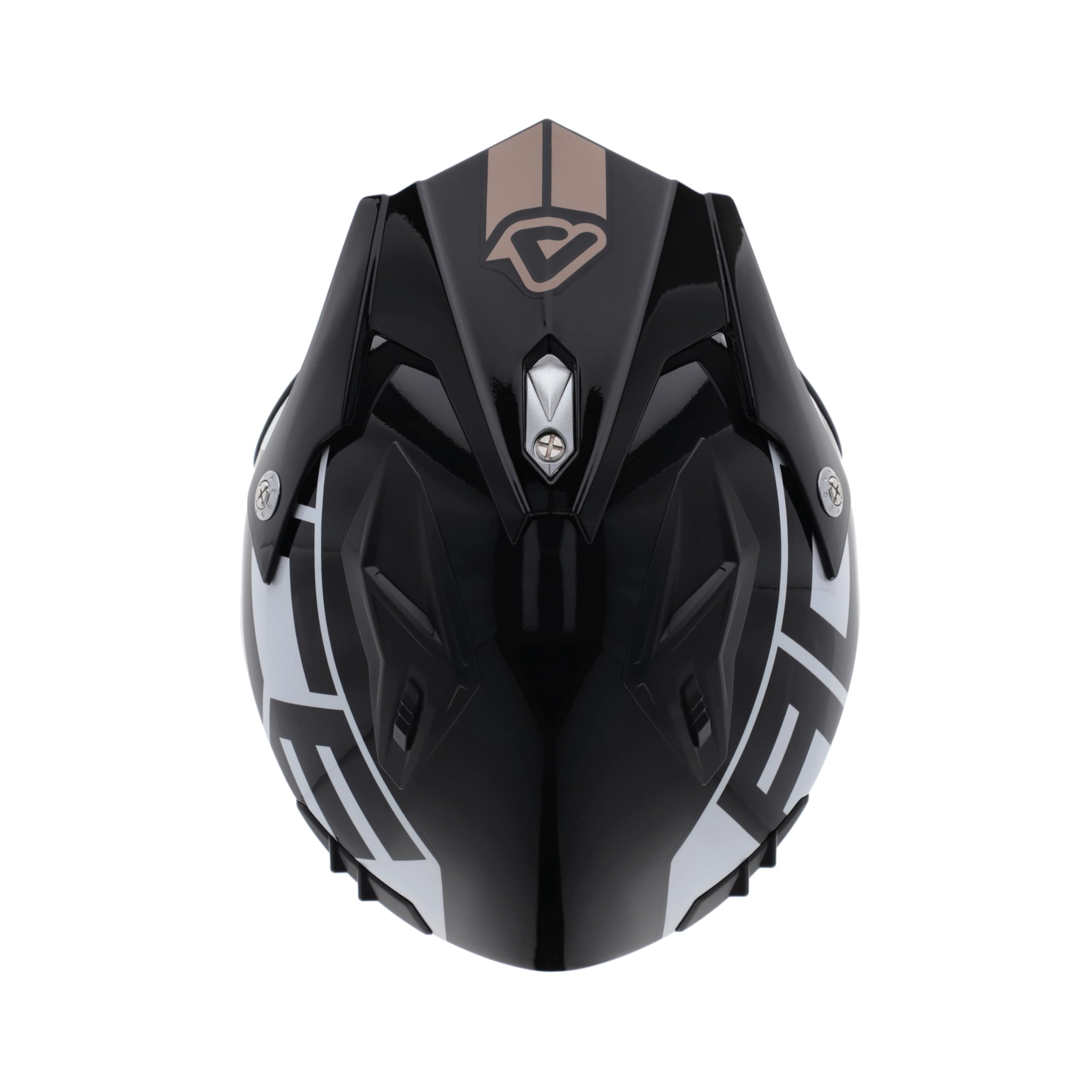Casco Acerbis Helmet Jet Aria Trial 22.06 Negro Marrón Talla L