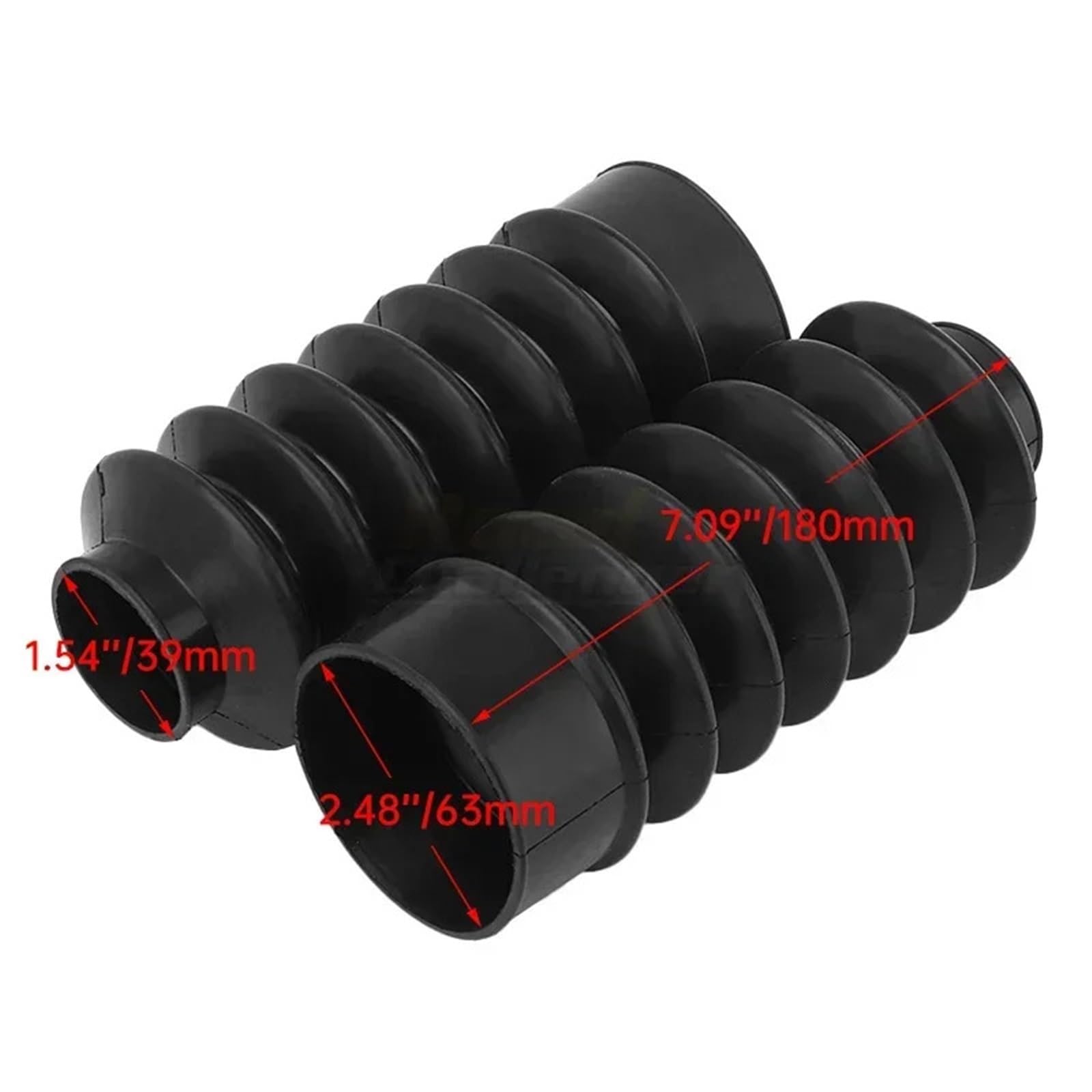 Copriforcella Adatto per Harley Dyna FXD Sportster XL883 XL1200 39mm Moto Gomma Anteriore Forcella Lunga Soffietti Gators Coperture