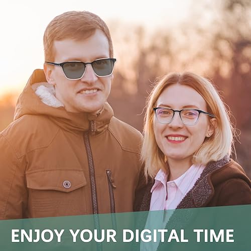 Miniatura 8 de COJWIS Paquete de 3 lentes de lectura progresivos multienfoque para mujeres y hombres, protección UV, lentes de sol multifocales con bisagra de