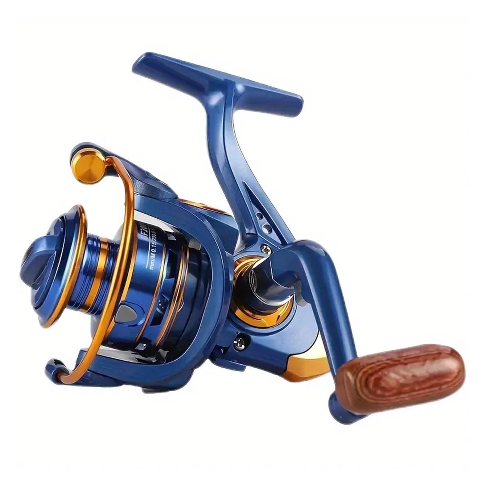 BF1000-7000, relación de Engranaje 5,2:1, Arrastre máximo 22LB, Carrete Poco Profundo, Pesca Giratorio, Compatible con Agua Dulce y Salada